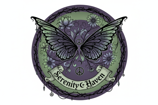 logo for online store Serenity Haven
